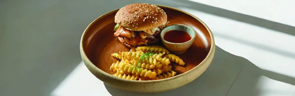 Bourbon Cheese Burger